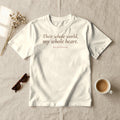 Their Whole World, My Whole Heart - styled flat lay · ivory