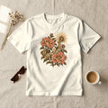 Western Rose Spur - styled flat lay · ivory