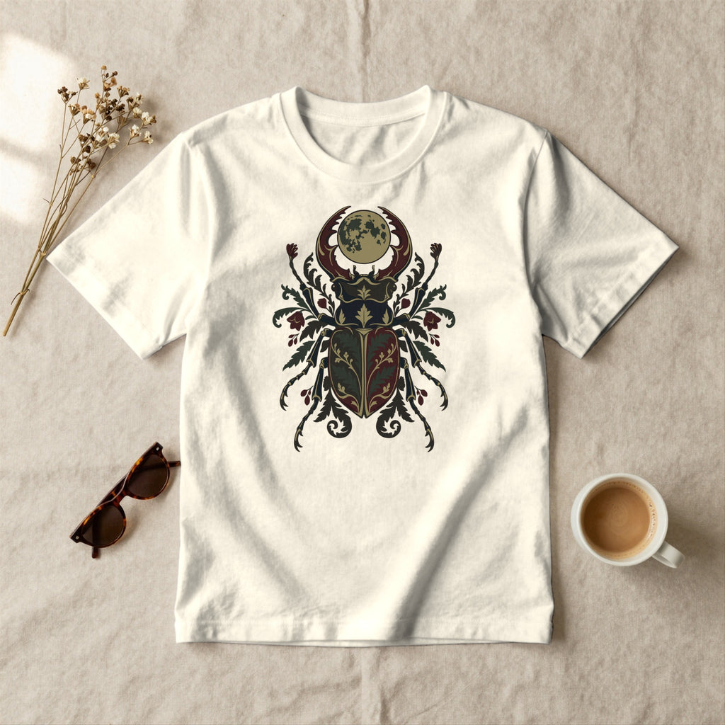 Moon Beetle - styled flat lay · ivory