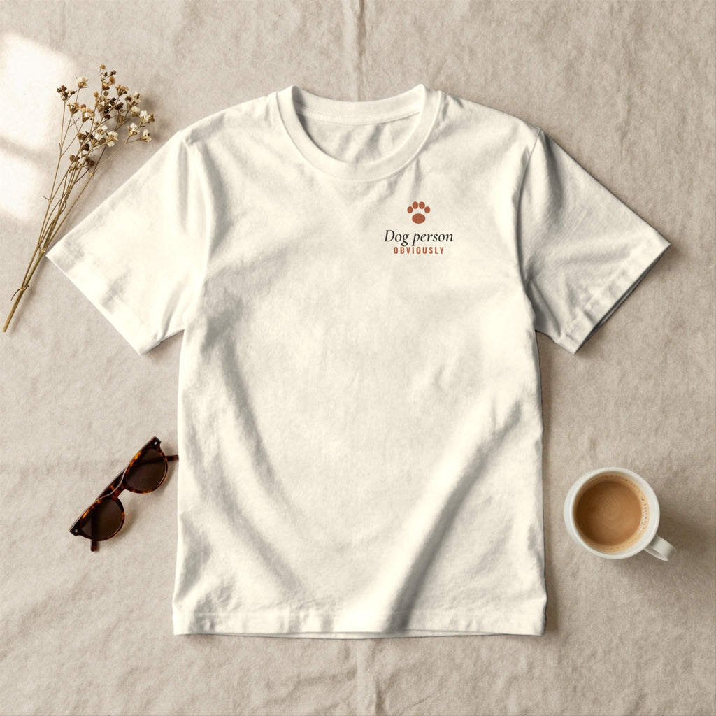 Dog Person - styled flat lay · ivory