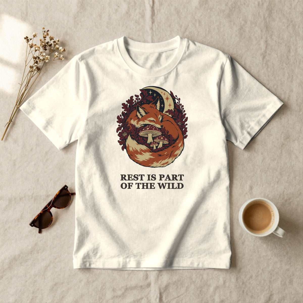 Rest Is Part of the Wild - styled flat lay · ivory