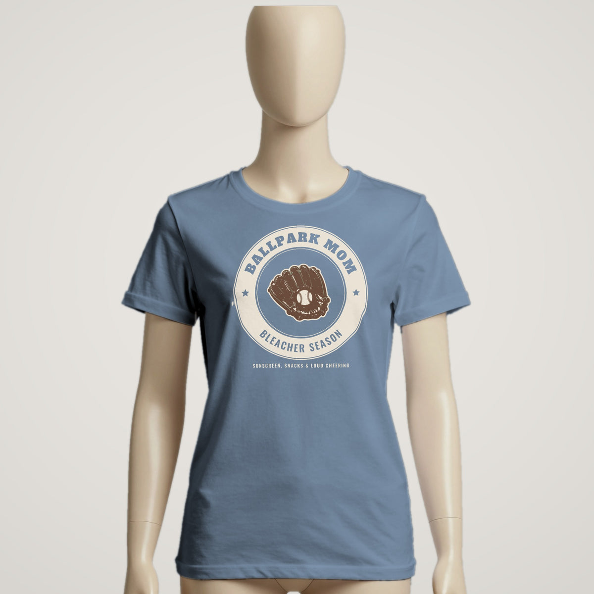 Ballpark Mom - female mannequin · blue jean