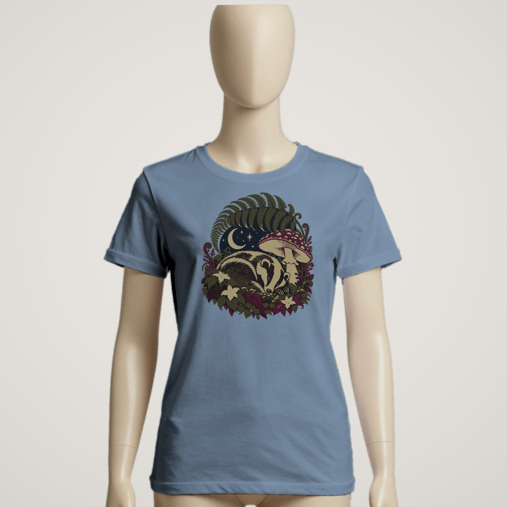 Sleeping Badger - female mannequin · blue jean