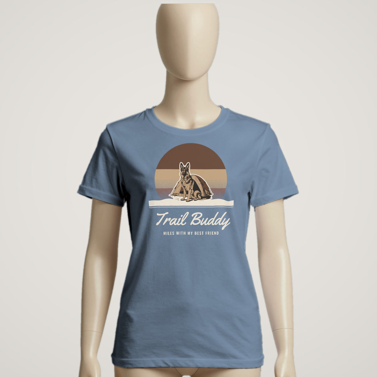 Trail Buddy - female mannequin · blue jean
