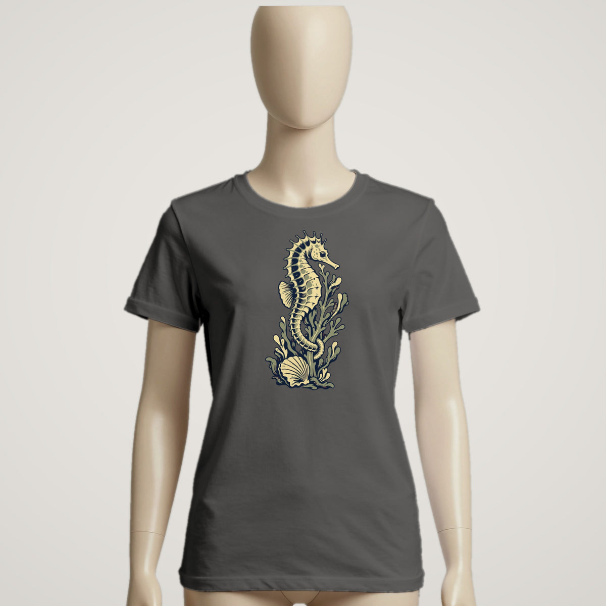 Seahorse and Kelp - female mannequin · pepper