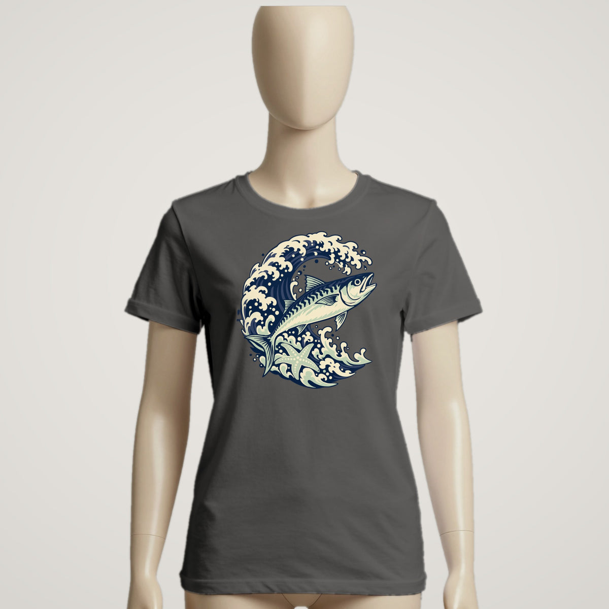 Mackerel Wave - female mannequin · pepper