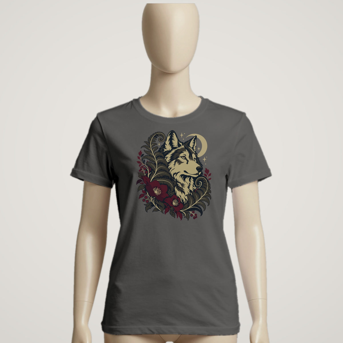 Moonlit Wolf - female mannequin · pepper