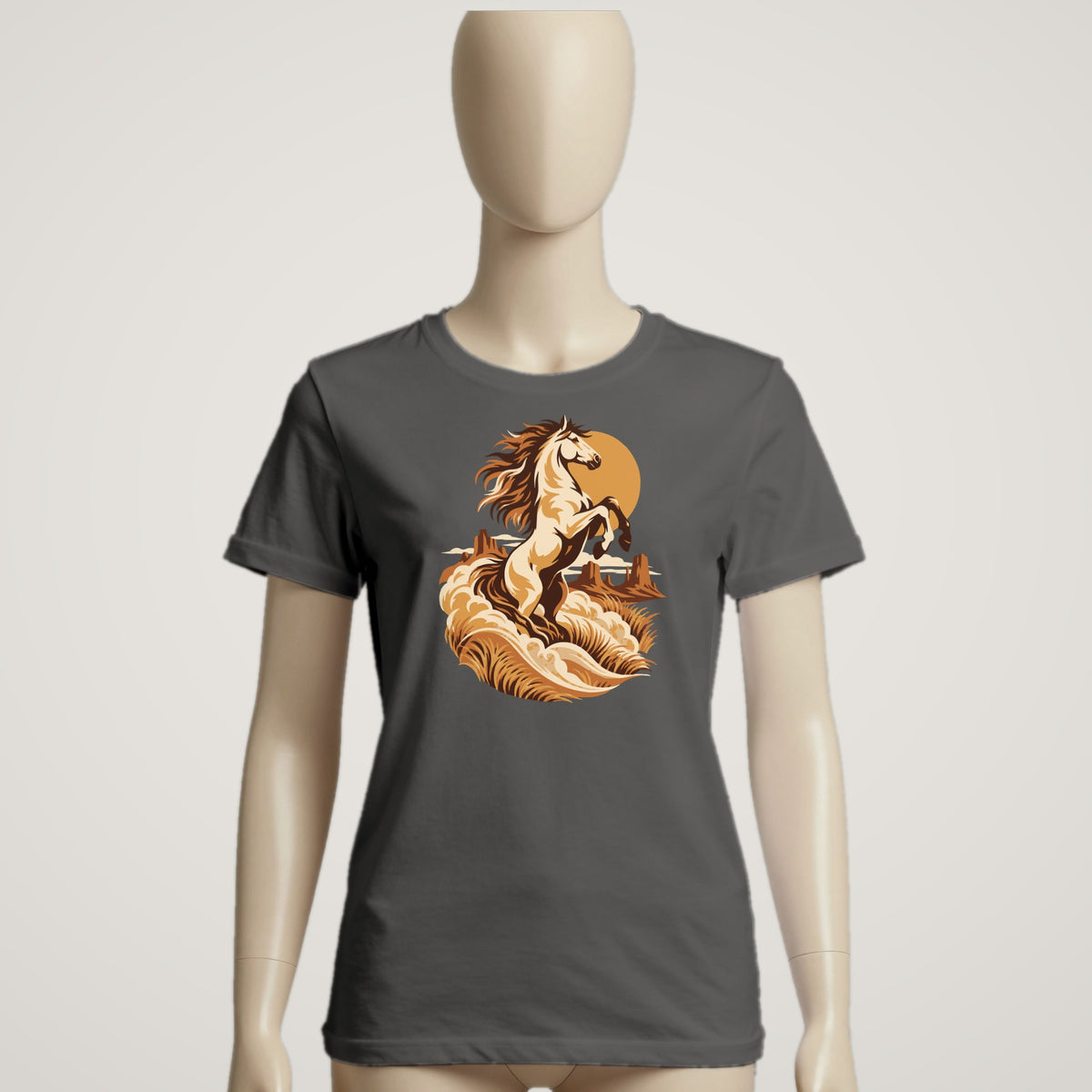 Mustang Sunset - female mannequin · pepper