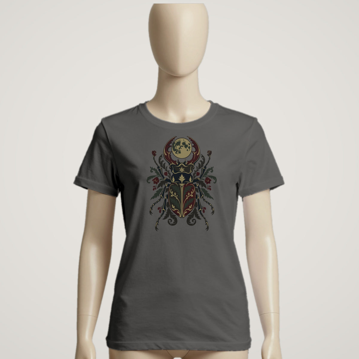 Moon Beetle - female mannequin · pepper