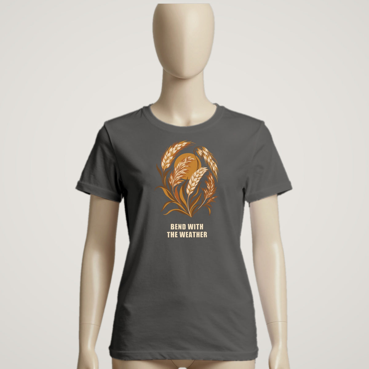 Bend with the Weather - female mannequin · pepper