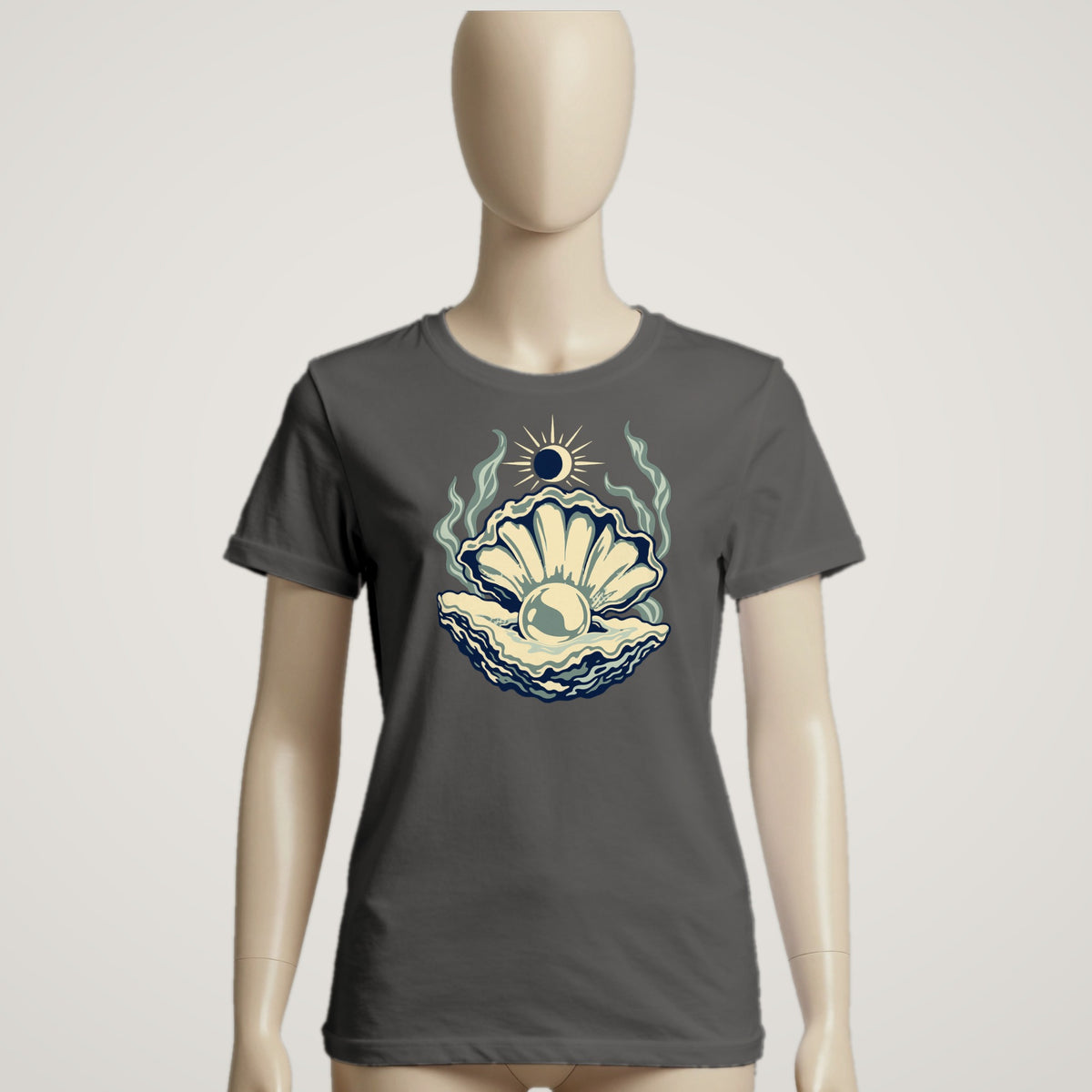 Pearl Oyster - female mannequin · pepper