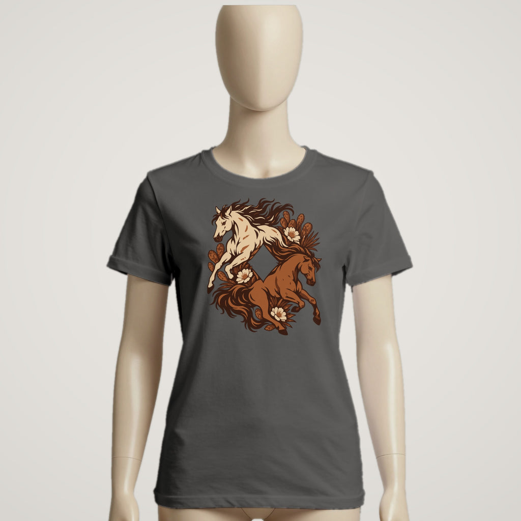 Wild Horses Running - female mannequin · pepper