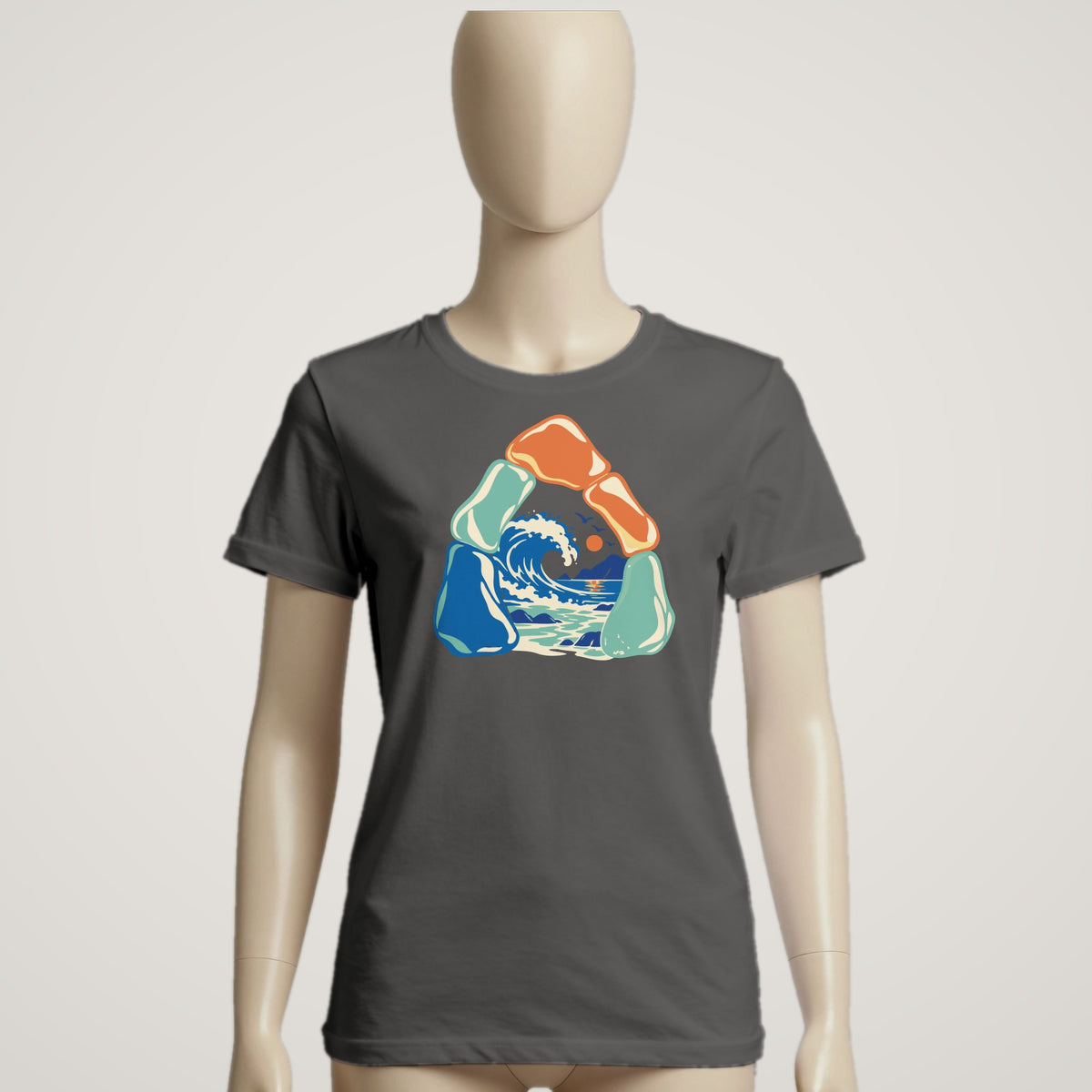 Sea Glass Wave - female mannequin · pepper