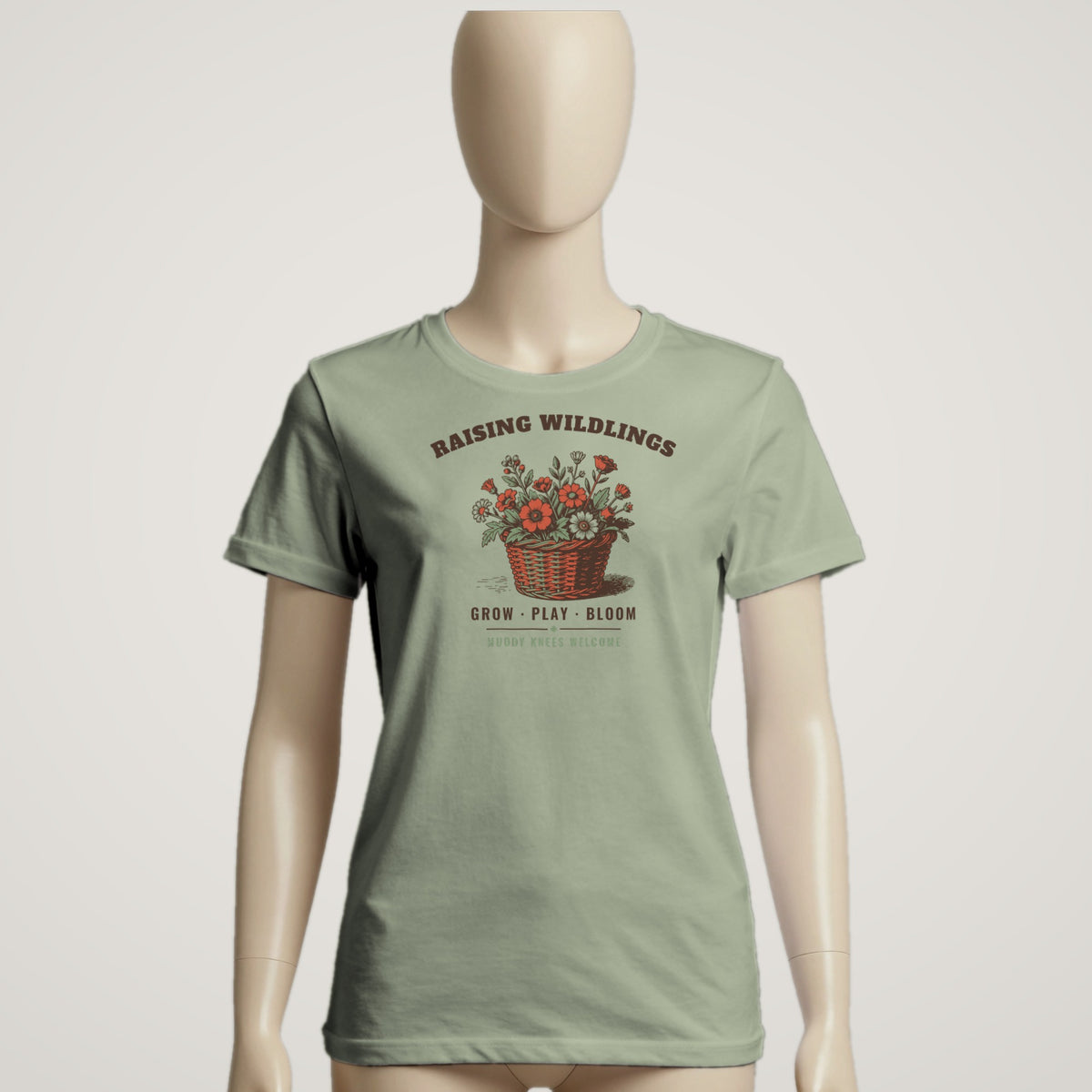 Raising Wildlings - female mannequin · sage