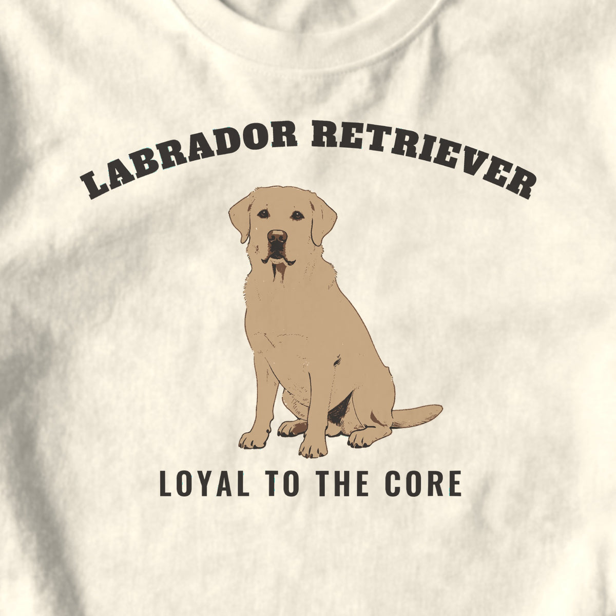 Labrador Retriever - design close-up · ivory