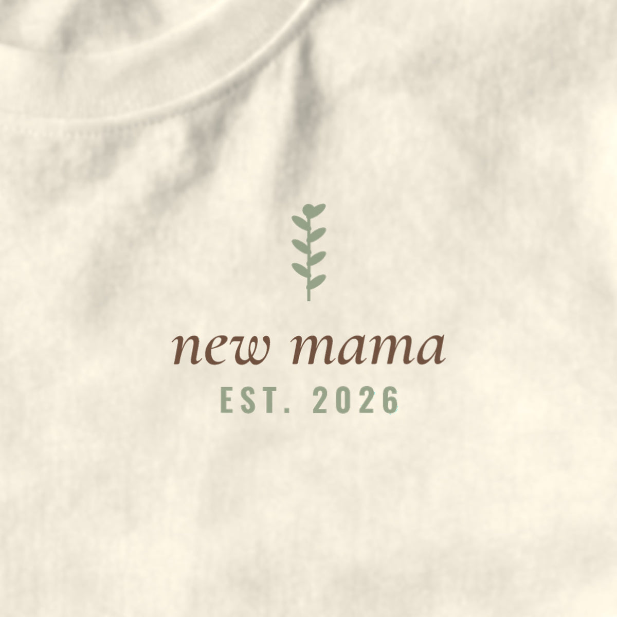 New Mama - design close-up · ivory
