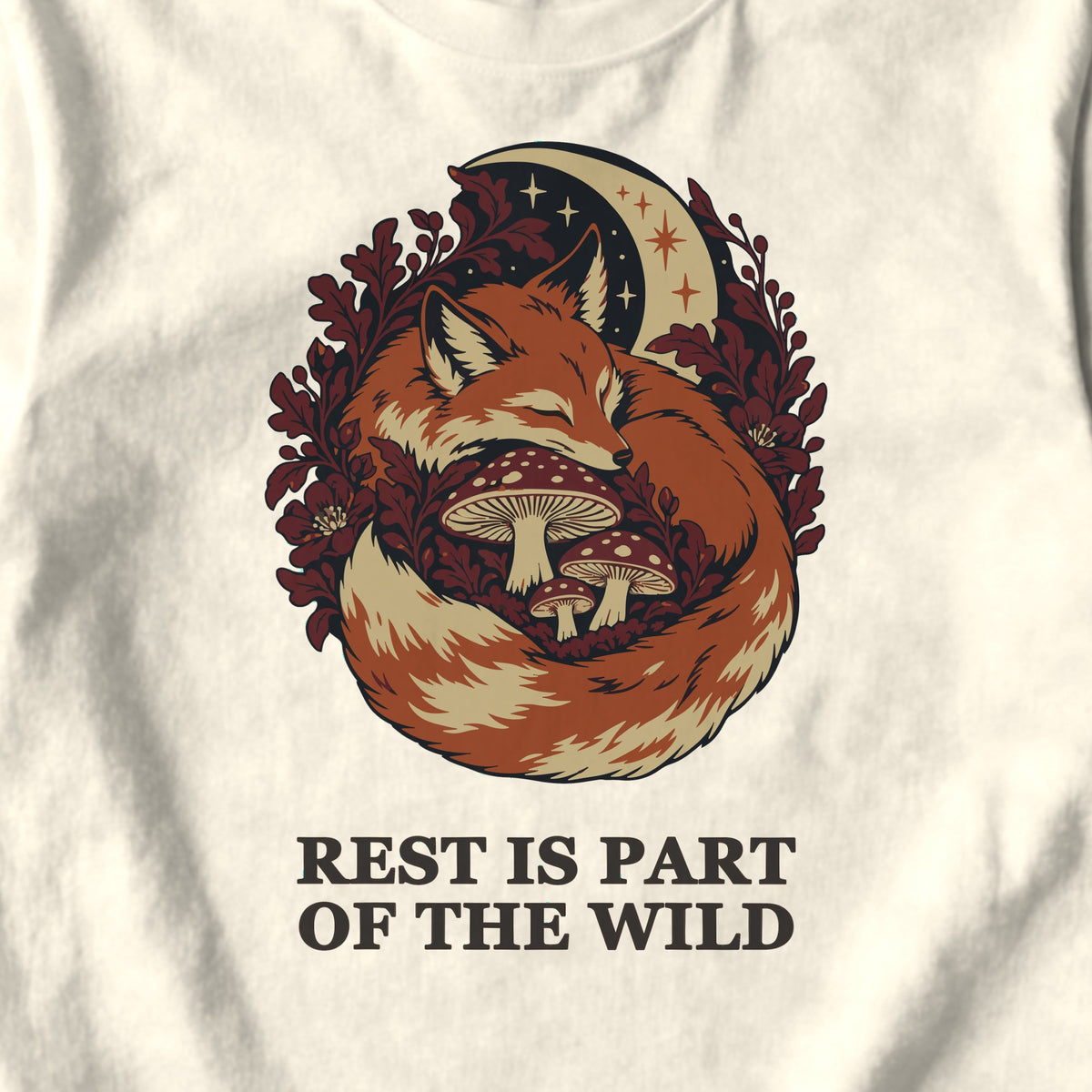 Rest Is Part of the Wild - design close-up · ivory