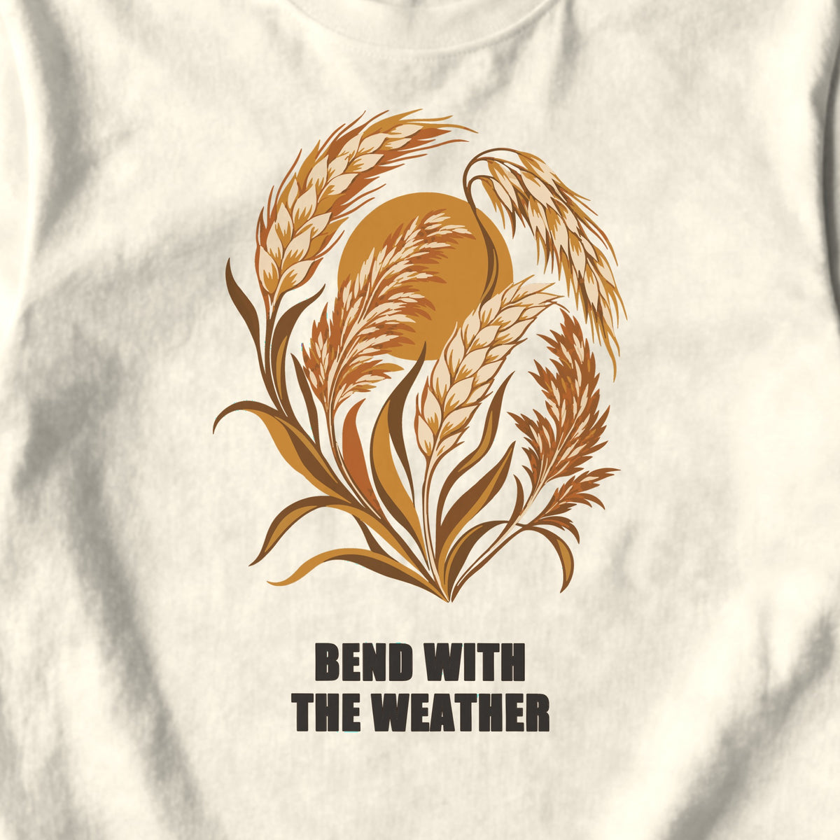 Bend with the Weather - design close-up · ivory