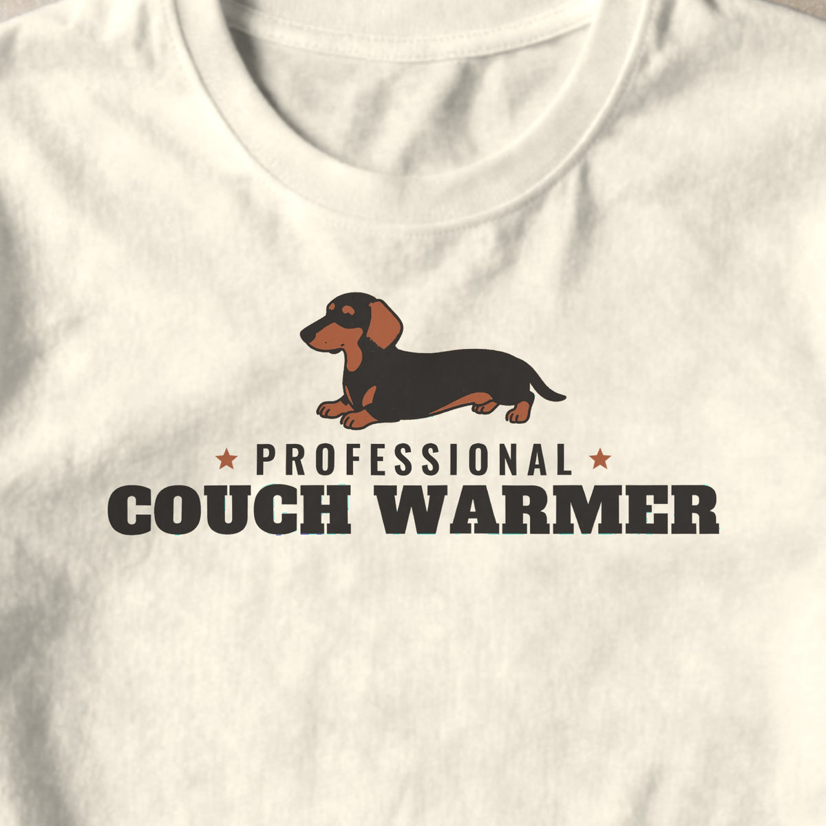Professional Couch Warmer - design close-up · ivory