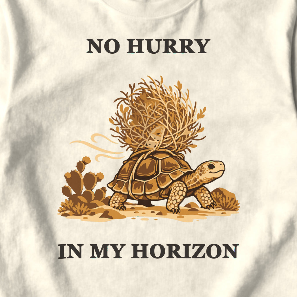 No Hurry in My Horizon - design close-up · ivory