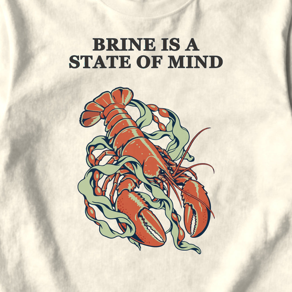 Brine Is a State of Mind - design close-up · ivory