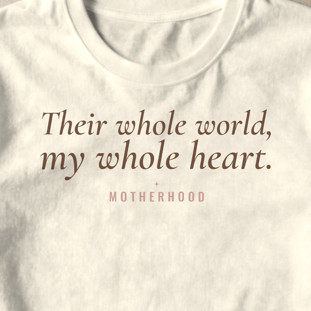 Their Whole World, My Whole Heart - design close-up · ivory
