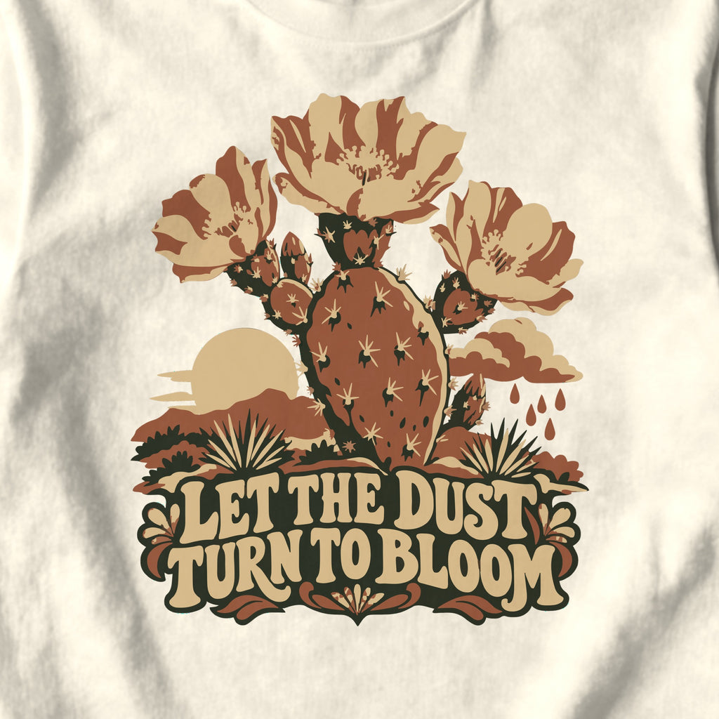 Let the Dust Turn to Bloom - design close-up · ivory