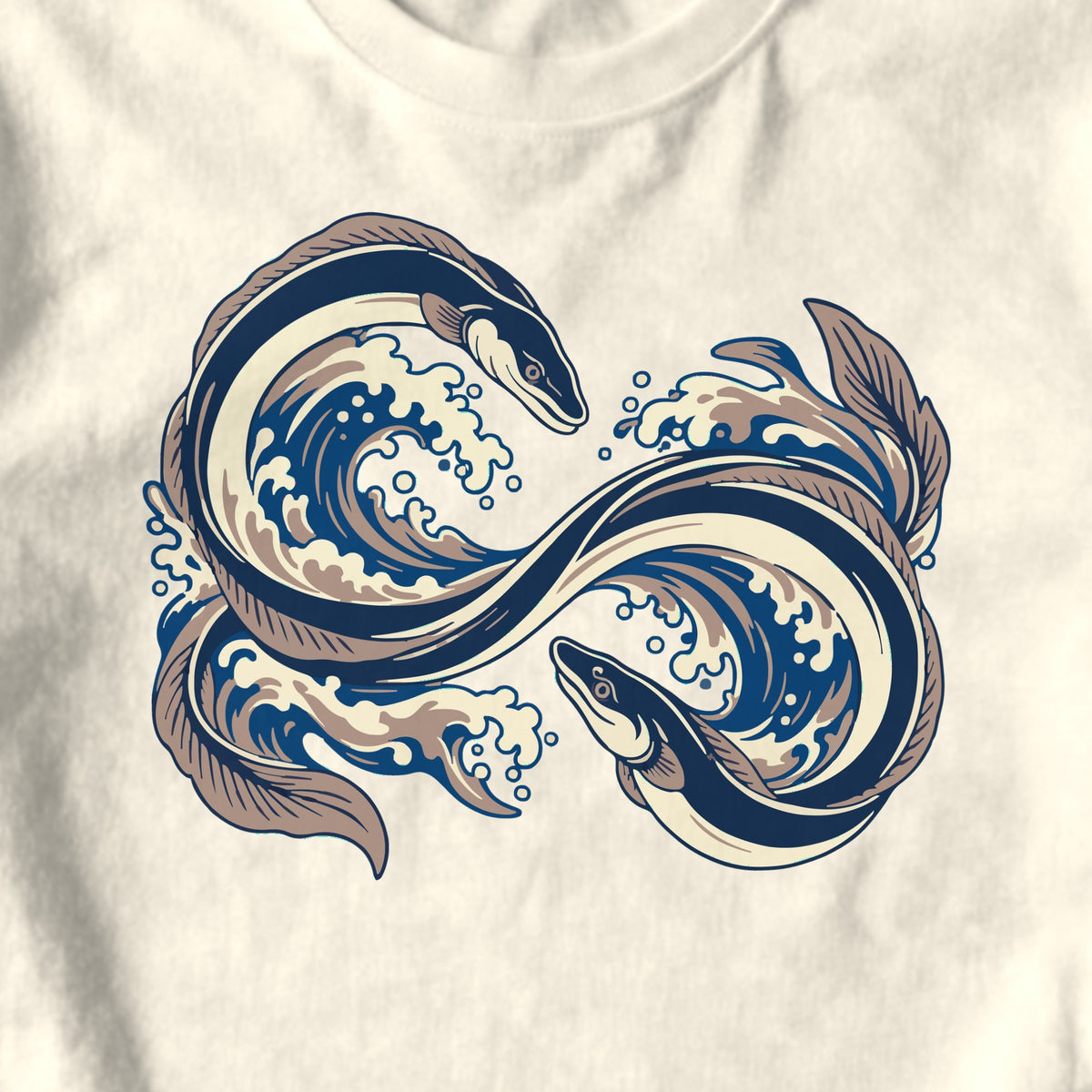 Infinity Wave - design close-up · ivory