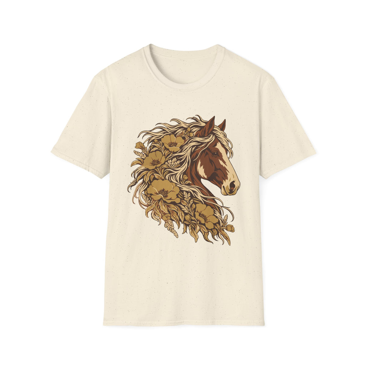 Wildflower Mane Horse Tee – Everyday Softstyle