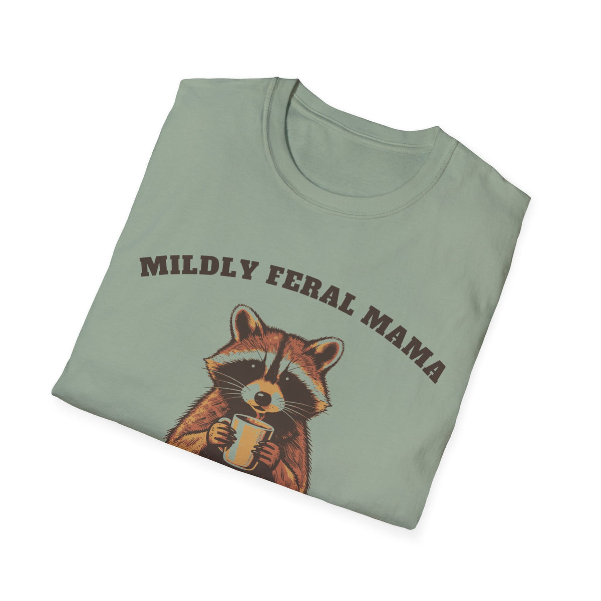 Mildly Feral Mama Tee – Everyday Softstyle
