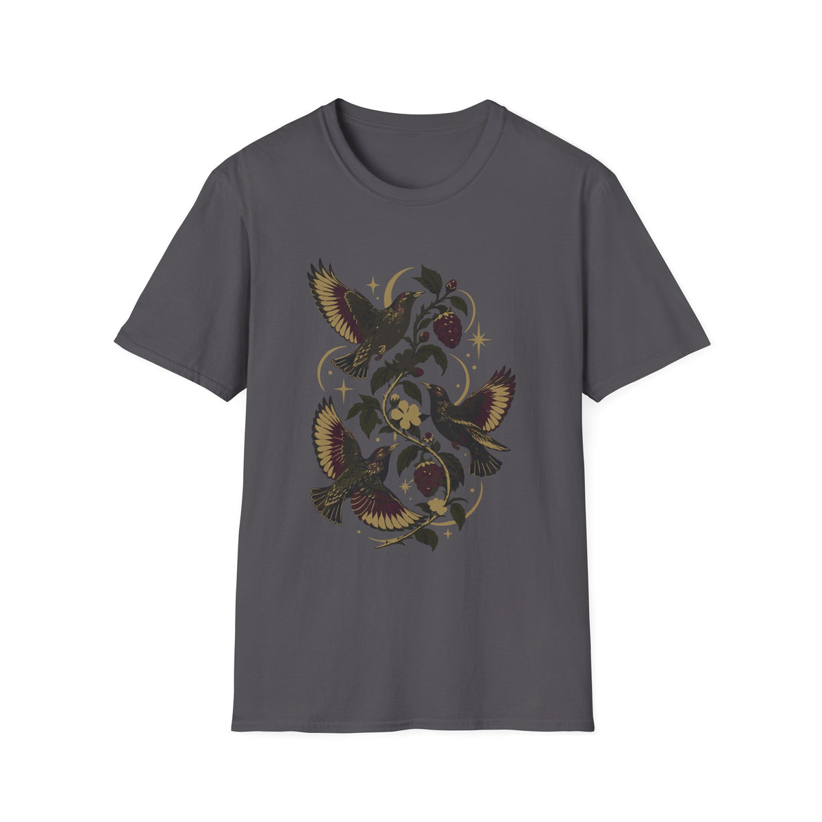Blackbirds and Bramble Tee – Everyday Softstyle