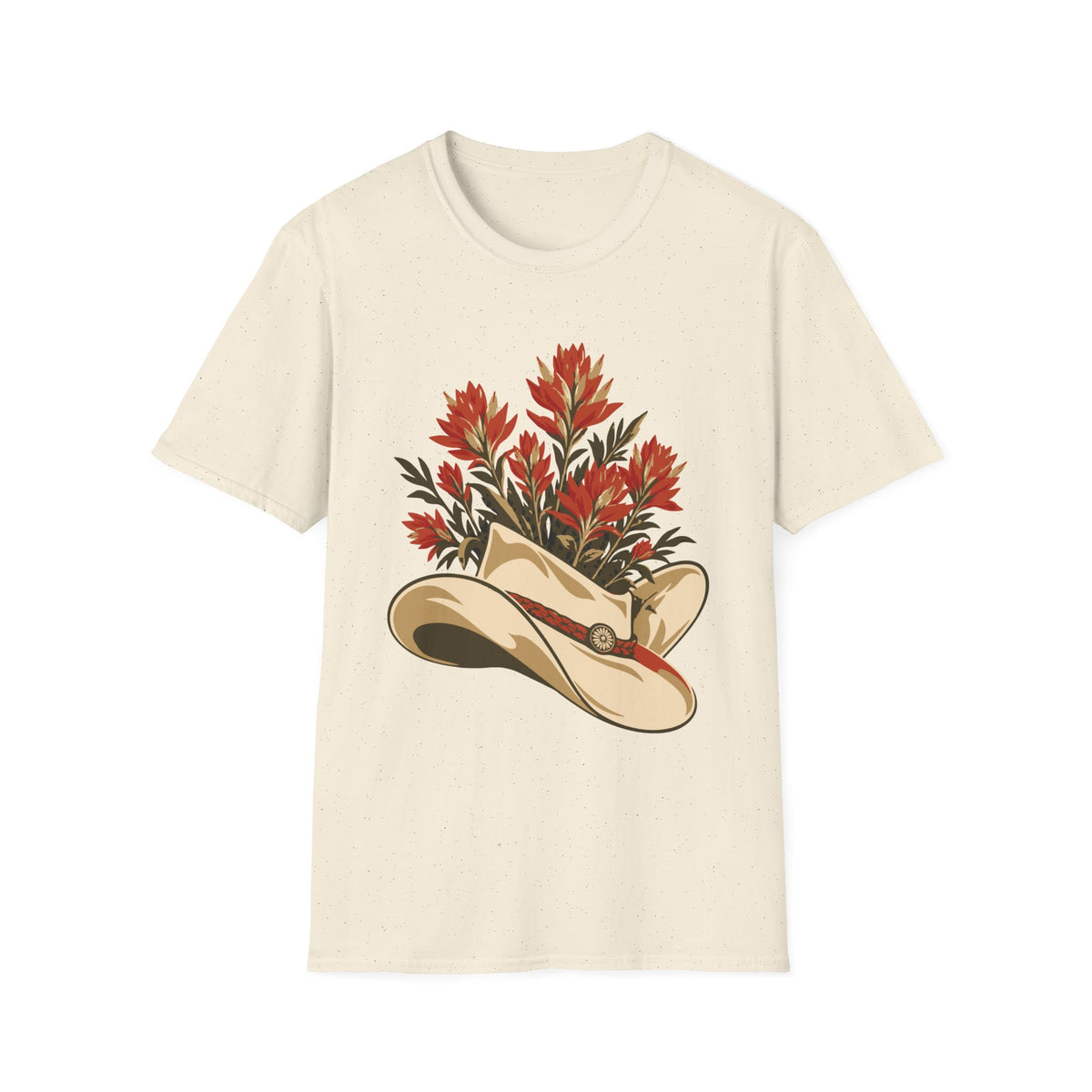 Wildflower Cowboy Hat Tee – Everyday Softstyle