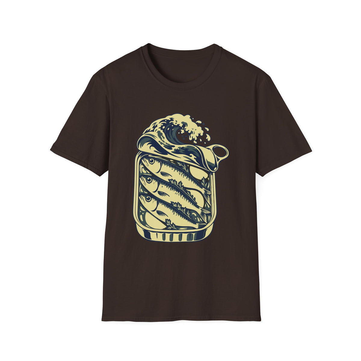 Tinned Sardine Wave Tee – Everyday Softstyle