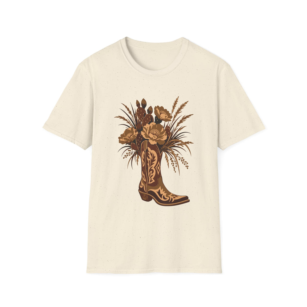 Wildflower Cowboy Boot Tee – Everyday Softstyle
