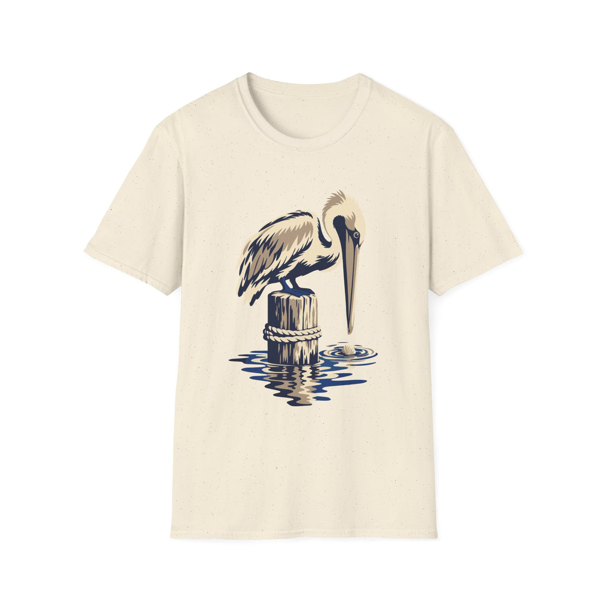 Pelican on a Piling Tee – Everyday Softstyle