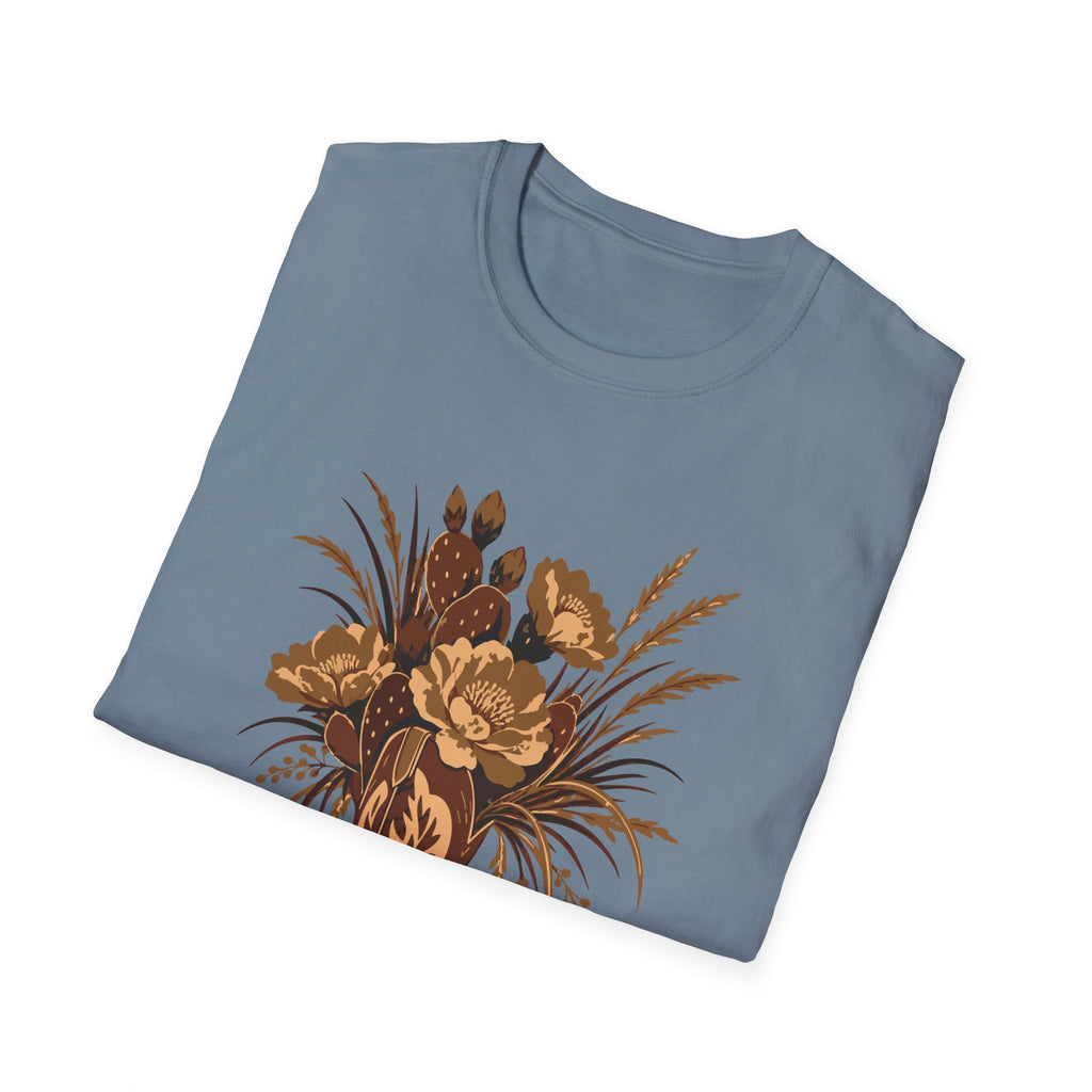 Wildflower Cowboy Boot Tee – Everyday Softstyle