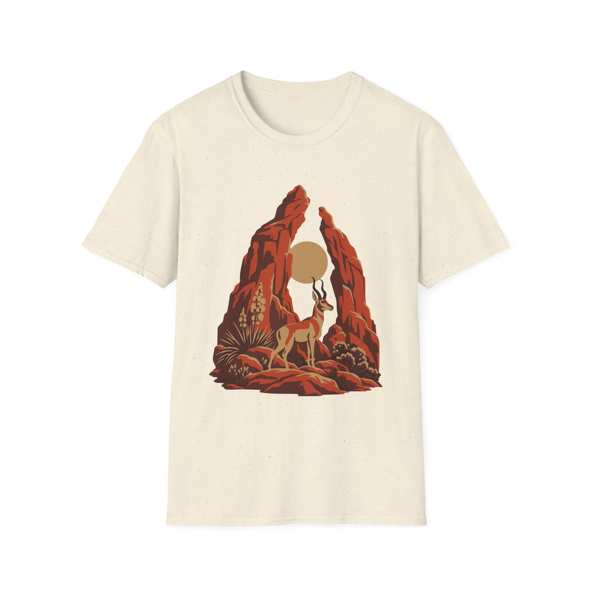 Red Rock Pronghorn Tee – Everyday Softstyle