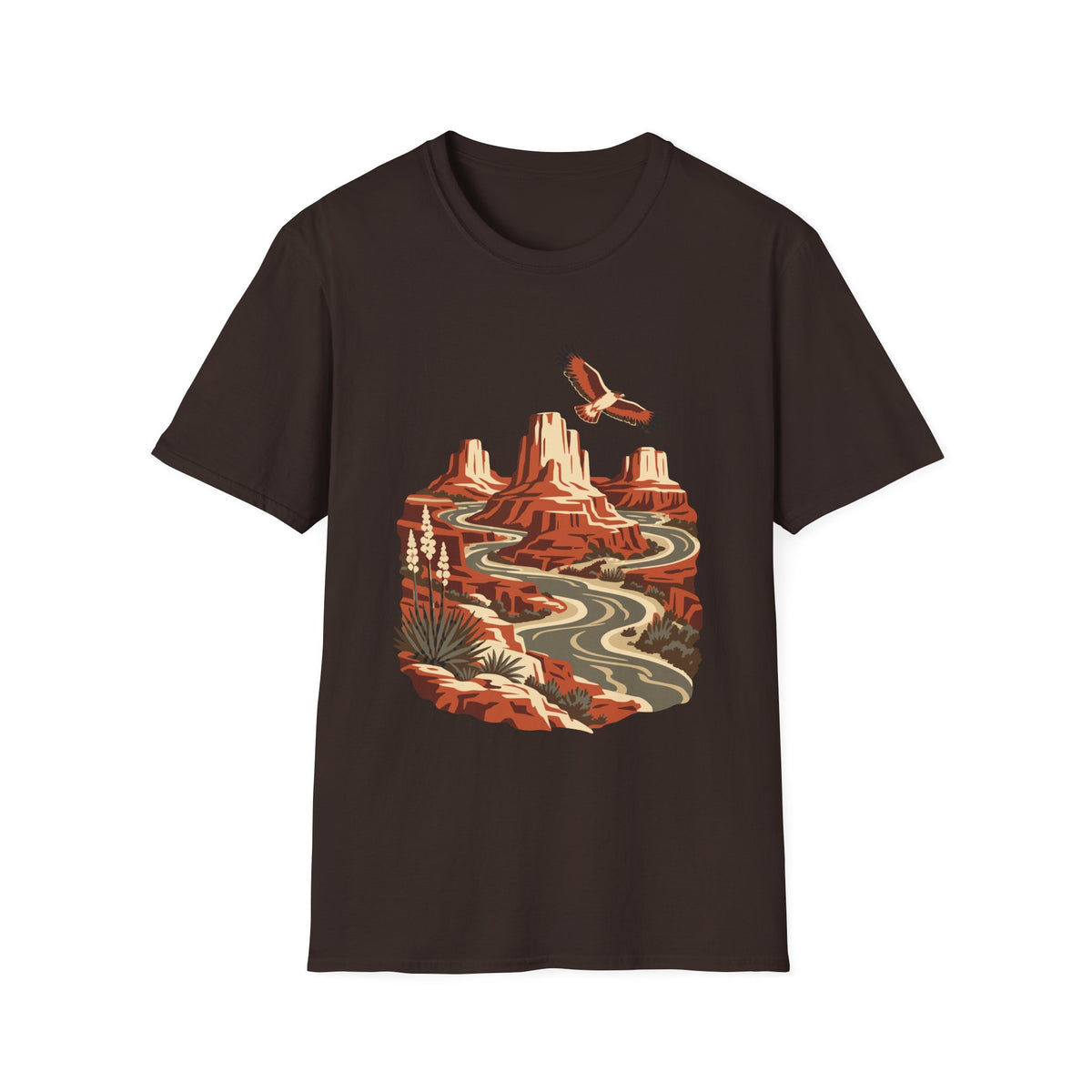 Canyon River Hawk Tee – Everyday Softstyle