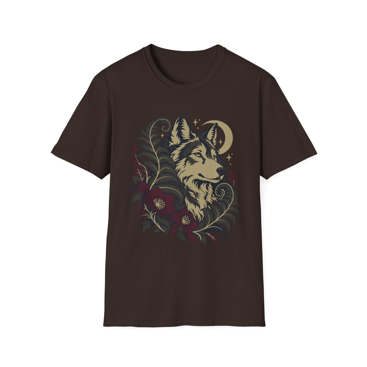 Moonlit Wolf Tee – Everyday Softstyle