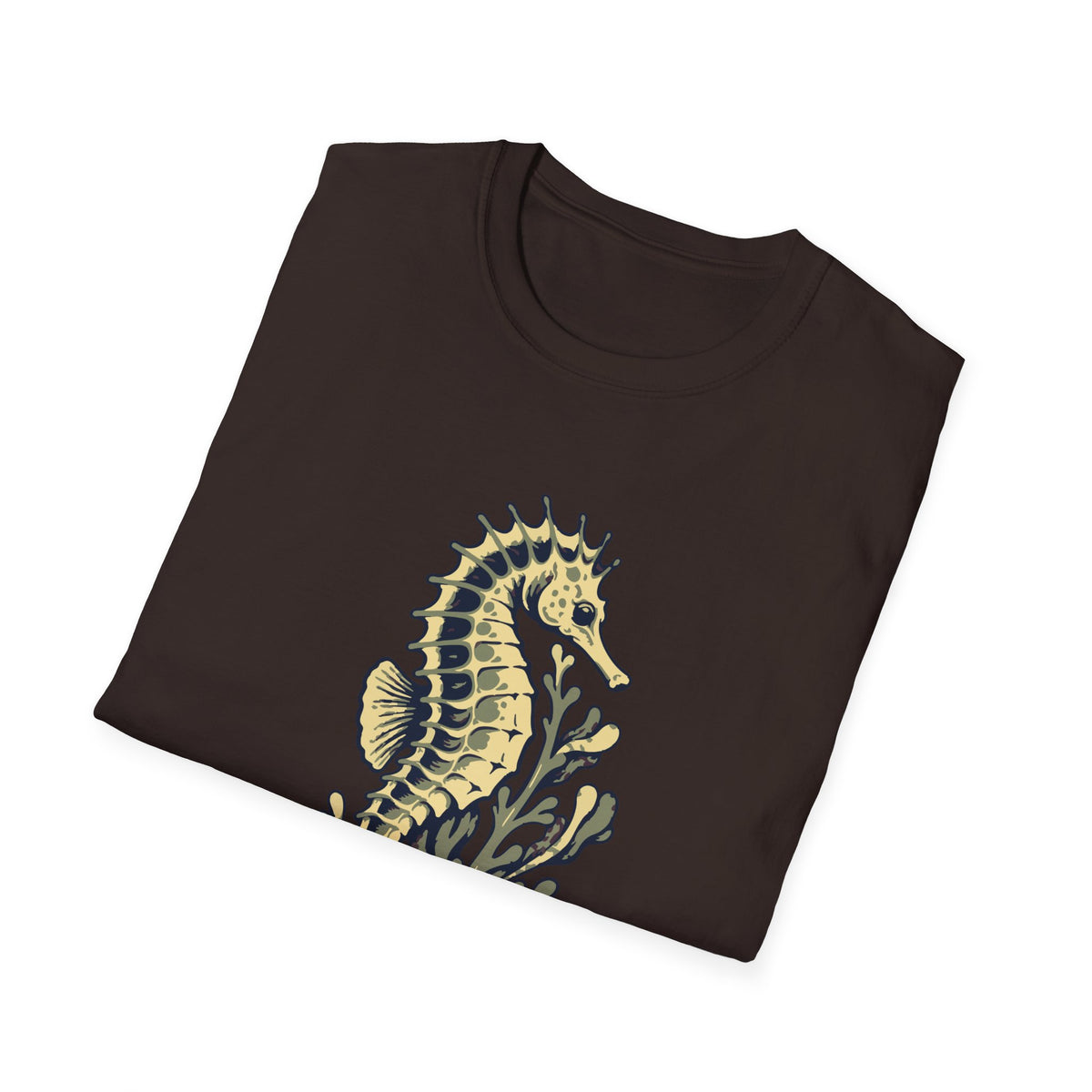 Seahorse and Kelp Tee – Everyday Softstyle
