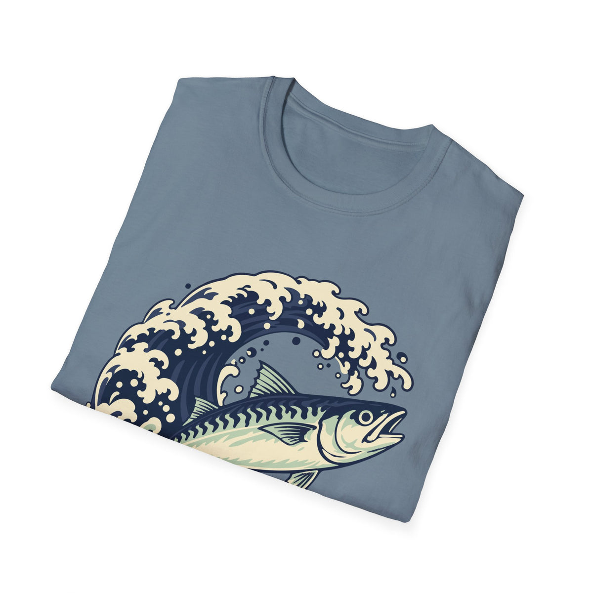 Mackerel Wave Tee – Everyday Softstyle