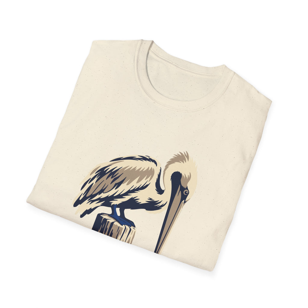 Pelican on a Piling Tee – Everyday Softstyle