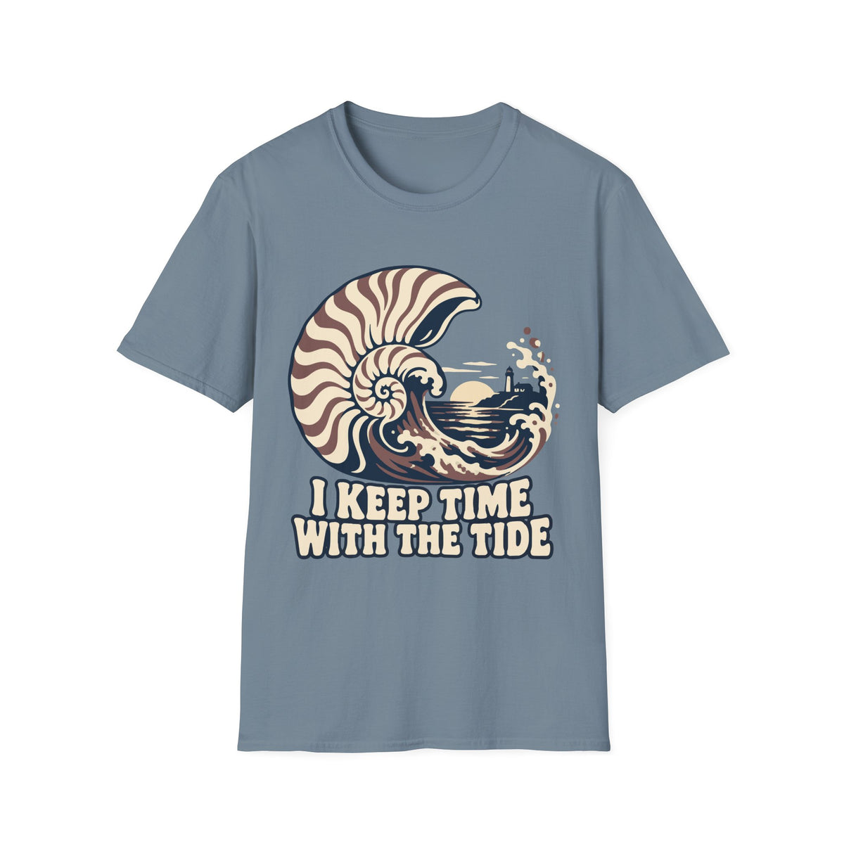 I Keep Time with the Tide Tee – Everyday Softstyle