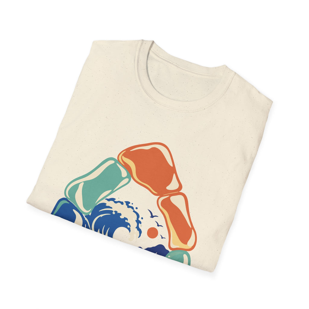 Sea Glass Wave Tee – Everyday Softstyle