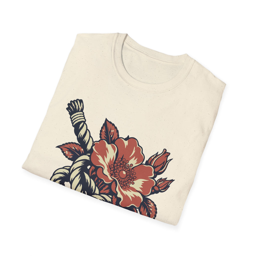 Sailor's Knot Rose Tee – Everyday Softstyle