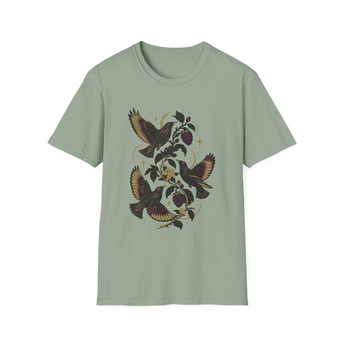 Blackbirds and Bramble Tee – Everyday Softstyle