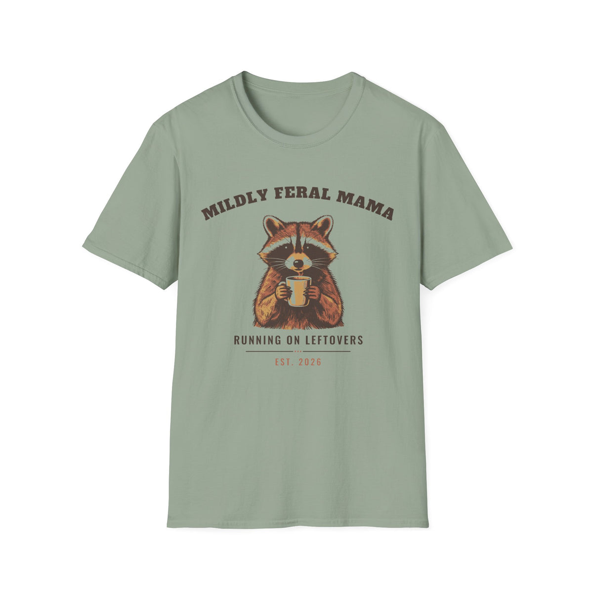 Mildly Feral Mama Tee – Everyday Softstyle