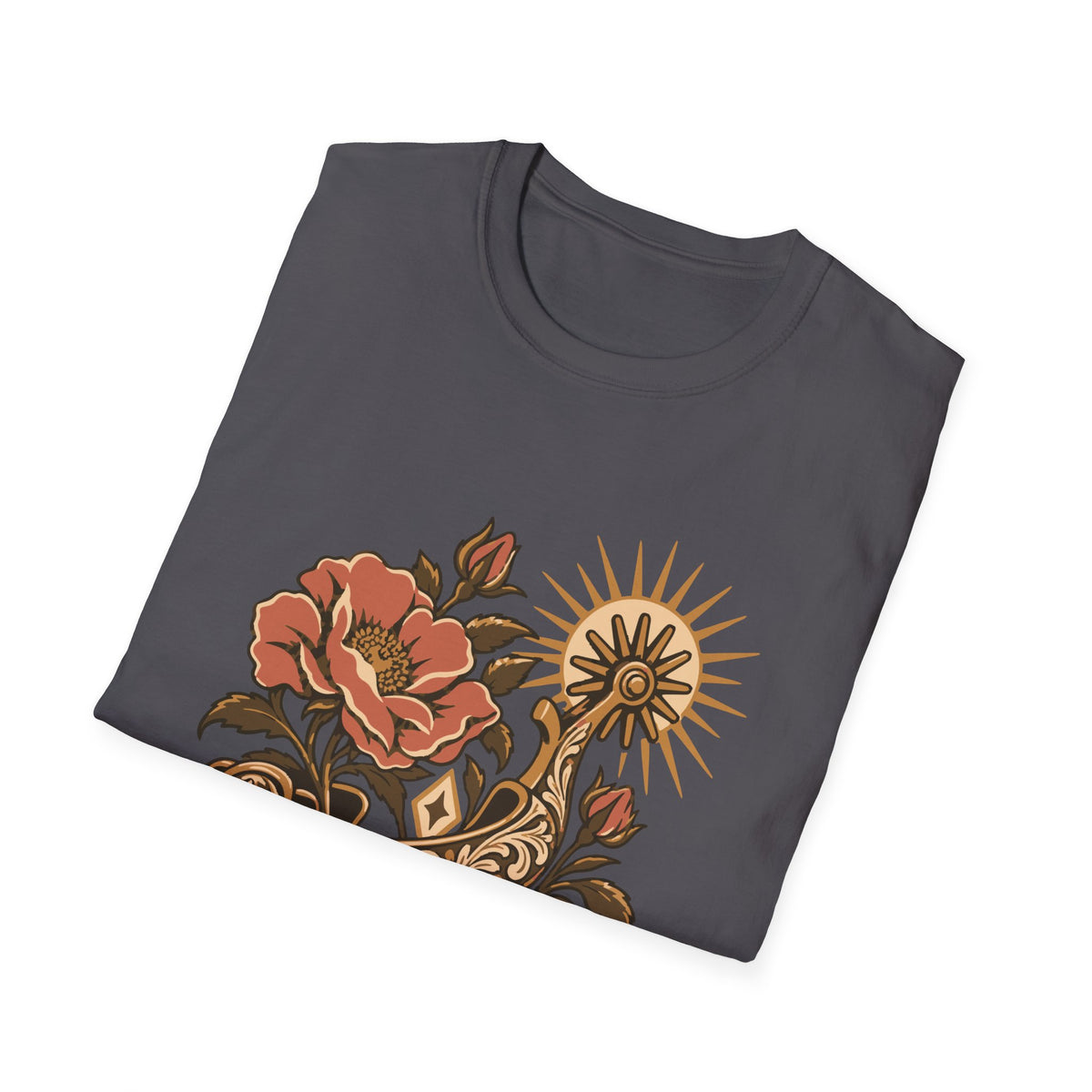 Western Rose Spur Tee – Everyday Softstyle
