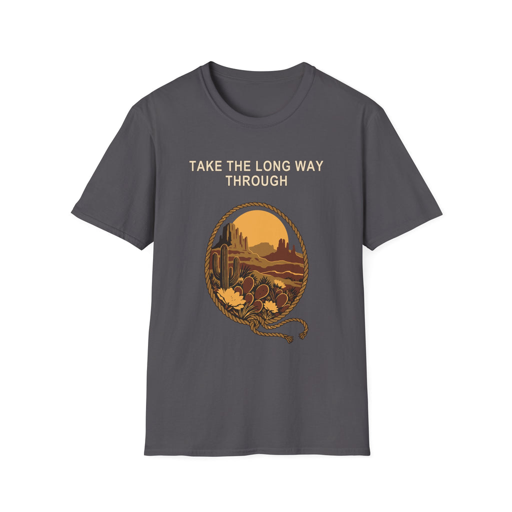 Take the Long Way Through Tee – Everyday Softstyle