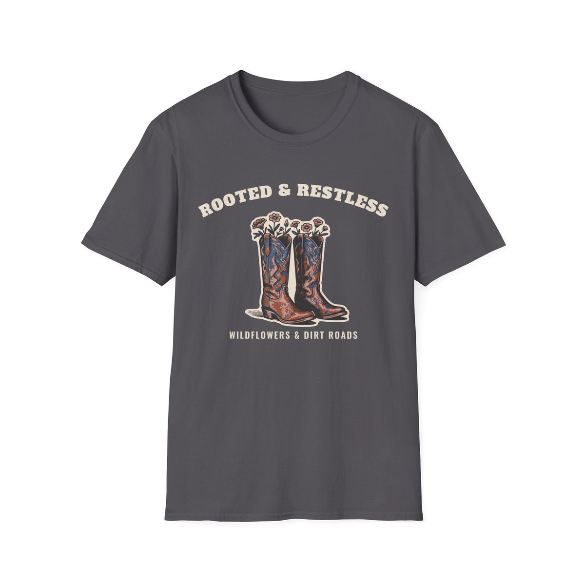 Rooted & Restless Tee – Everyday Softstyle